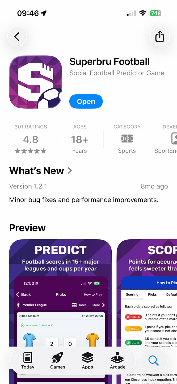 Superbru Football in the App Store